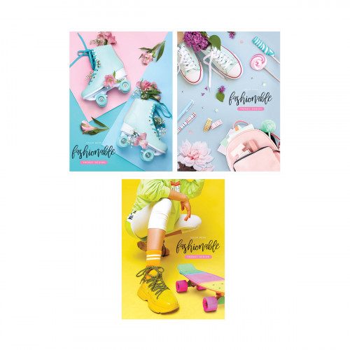 Тетрадь 80л., А4, клетка ArtSpace Стиль. Girl style