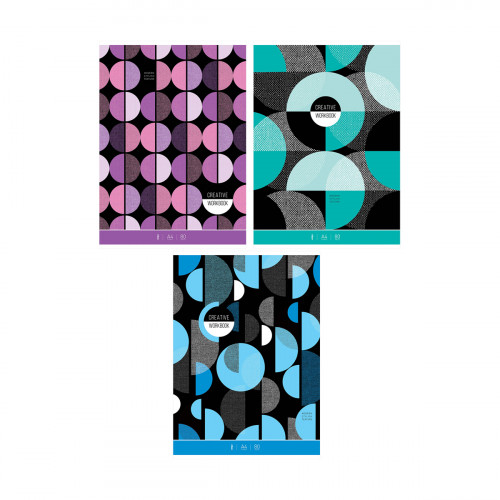 Тетрадь 80л., А4, клетка ArtSpace Стиль. Pattern collection