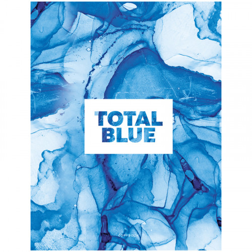 Тетрадь на кольцах А5, 240л., BG Total blue, с разделителями, матовая ламинация