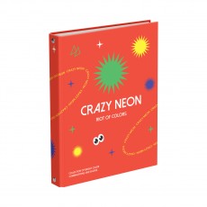 Тетрадь на кольцах А5, 200л., BG Crazy neon, 4 цвет. блок, глянцевая ламинация