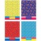 Тетрадь на кольцах А5, 200л., BG Floral Dreams, 4 цвет. блок, глянцевая ламинация
