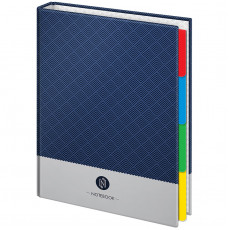 Тетрадь на кольцах А5, 240л., 7БЦ, ArtSpace Моноколор. Notebook, с 4 разд., глянцевая ламинация