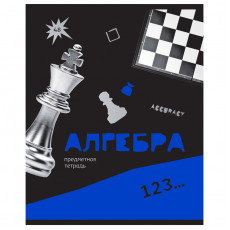 Тетрадь предметная 48л. BG Blue panton - Алгебра, пантонная печать, металлизация