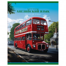 Тетрадь предметная 40л. BG Фотосфера - Английский язык, эконом