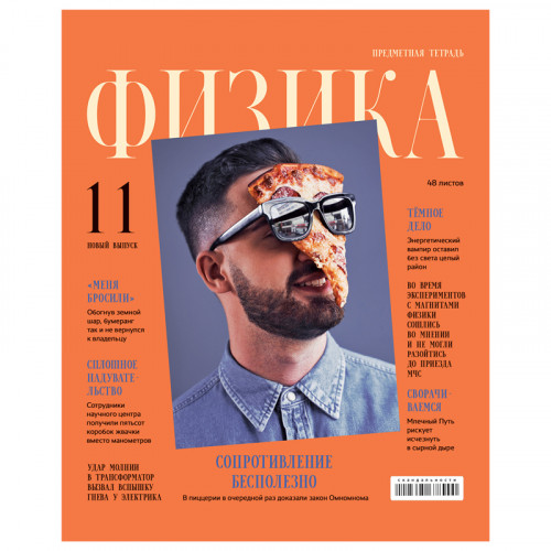Тетрадь предметная 48л. BG Скандальности - Физика, глянцевая ламинация