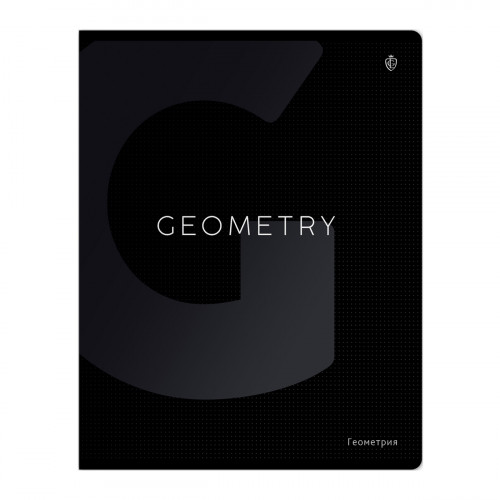 Тетрадь предметная 48л. Greenwich Line Сolor black - Геометрия, софт-тач ламинация, выборочный УФ-лак, 70г/м2