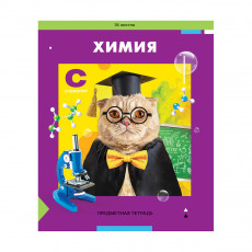 Тетрадь предметная 36л. ArtSpace Пять в квадрате - Химия, эконом