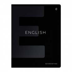 Тетрадь предметная 48л. Greenwich Line Сolor black - Английский язык, софт-тач ламинация, выборочный УФ-лак, 70г/м2