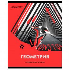 Тетрадь предметная 40л. BG Neon - Геометрия, неоновый пантон, эконом