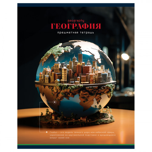 Тетрадь предметная 40л. BG Фотосфера - География, эконом