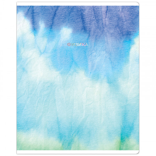 Тетрадь предметная 48л. MESHU Candy color - Физика, софт-тач ламинация, тиснение фольгой