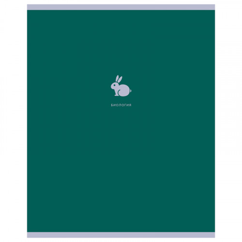 Тетрадь предметная 48л. BG Monocolor. Element - Биология, ламинация soft-touch, выб. лак, 70г/м2