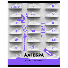 Тетрадь предметная 40л. BG Neon - Алгебра, неоновый пантон, эконом