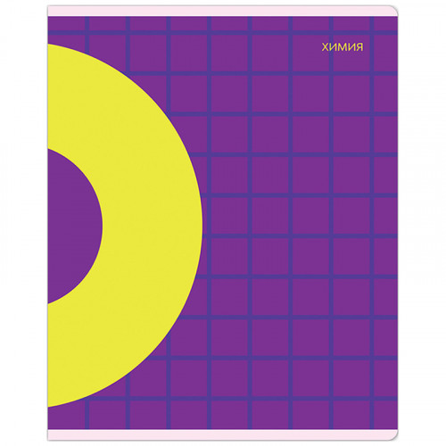 Тетрадь предметная 48л. MESHU Bright splash - Химия, матовая ламинация, выборочный УФ-лак