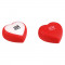 Точилка пластиковая ArtSpace Heart, 1 отверстие, ассорти