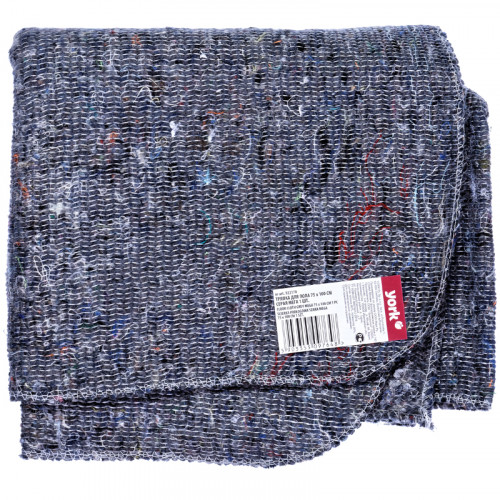 Тряпка для мытья пола York Мега, хлопок/полиэстер, 75*100см, 260г/м2, серая, инд. упаковка