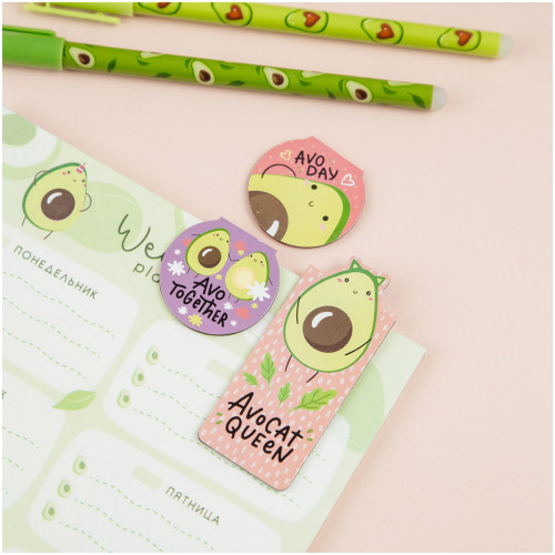 Закладки магнитные для книг, 3шт., MESHU Avocat