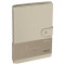 Записная книжка А5 96л. ЛАЙТ, кожзам, скрытый гребень, Greenwich Line Shimmer. Beige, блок в линию