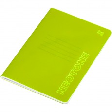 Записная книжка А6 50л. на сшивке BG Neotone, желтый, фактурное тиснение, блок в точку 80г/м2