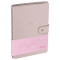 Записная книжка А5 96л. ЛАЙТ, кожзам, скрытый гребень, Greenwich Line Pastel. Pink, блок в линию