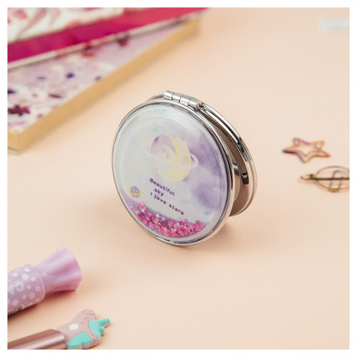 Зеркальце карманное складное MESHU Cosmic shine