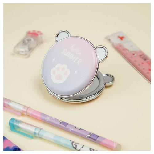 Зеркальце карманное складное MESHU Cute paw