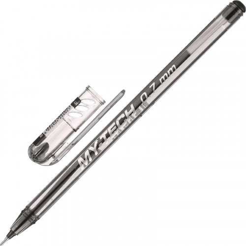 Ручка шариковая неавтомат. PENSAN MY-TECH0,35мм,масл,черная 2240/25