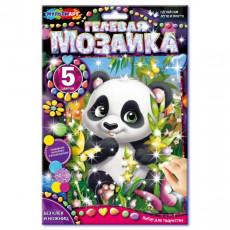 Гелевая мозаика 17x23 см Пандочка с бамбуком МУЛЬТИ АРТ в кор.100шт Гелевая мозаика 17x23 см Пандочка с бамбуком МУЛЬТИ АРТ в кор.100шт