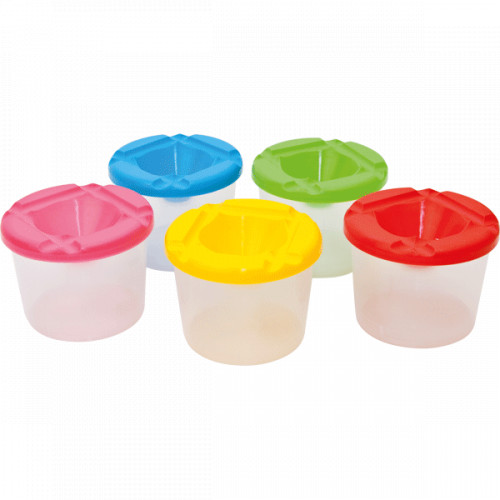 Стакан-непроливайка "deVENTE" 7 см диаметр, 7 см высота, индивидуальная маркировка, цвета ассорти