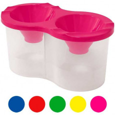 Стакан-непроливайка "deVENTE" 7 см диаметр, 7 см высота, двойной пластиковый, индивидуальная маркиро