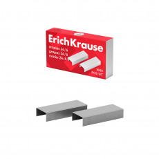 Скобы для степлера №24/6, 1000 штук, ERICH KRAUSE, до 20 листов, 1189 Скобы для степлера №24/6, 1000 штук, ERICH KRAUSE, до 20 листов, 1189
