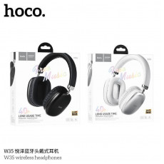 Наушники полноразмерные HOCO W35, bluetooth 5.3, AUX, цвет: серебряный (1/40)