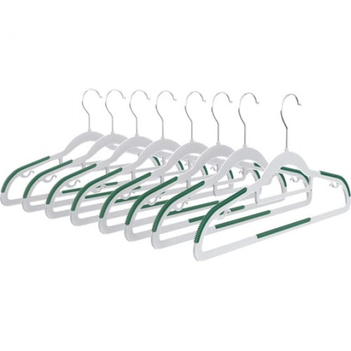 Набор вешалок для одежды CLH-215 серый, 10 шт, пластик, 42 см DEFENDER HOME