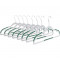 Набор вешалок для одежды CLH-215 серый, 10 шт, пластик, 42 см DEFENDER HOME
